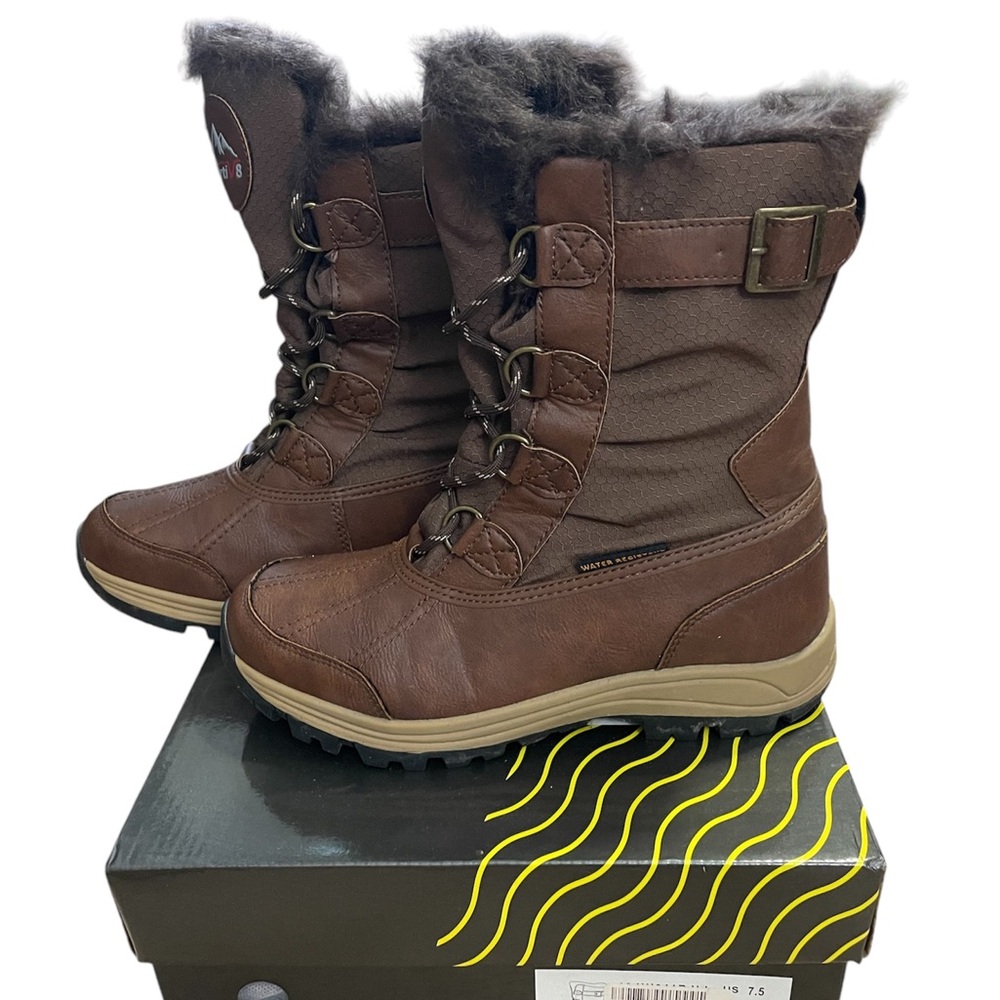Women’s Nortiv 8 Mid Rise Insulated Winter Boots Size 7.5